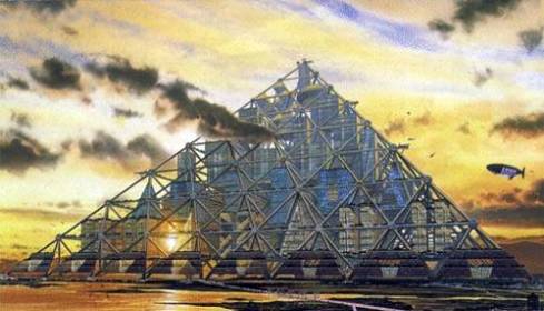 Колоссальная пирамида Mega-City.