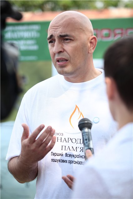 Глава Всеукраинского общественного объединения «Союз «Народная память» Ярослав Жилкин