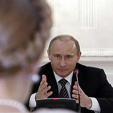Путин и Тимошенко
