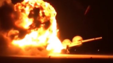 Как взорвался российский стратегический бомбардировщик Ту-95