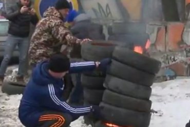 Въезд в Киев перекрыт протестующими