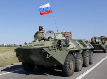 Спутник снял вторжение российской армии в Украину