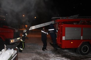 Ночью в Каменец-Подольском загорелась гостиница