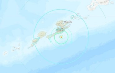 Возле берегов Аляски произошло мощное землетрясение
