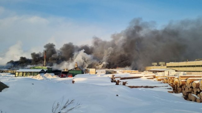 Росія продовжує палати: під Іркутськом масштабна пожежа на лісопереробному комплексі