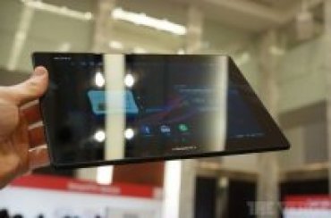 Sony показала самый тонкий в мире планшетник