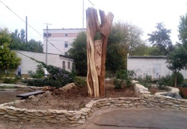 В Херсоне похитили деревянную скульптуру известного польского автора «Христос перед страданиями»