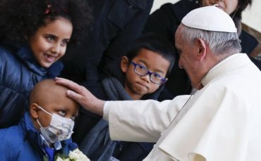 В Мексике Папа Франциск посетил детскую онкологическую больницу