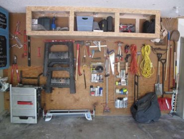 Хранение электроинструмента в гараже