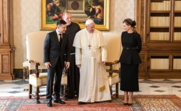 Зеленский побывал в Ватикане на приеме у папы Франциска