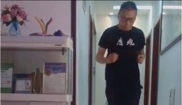 Китаец пробежал марафон по квартире