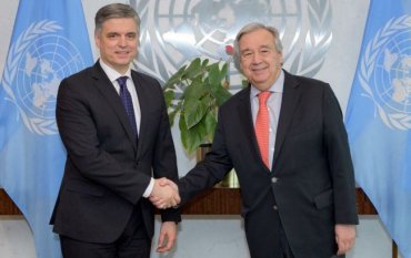 Пристайко провел встречу с генсеком ООН