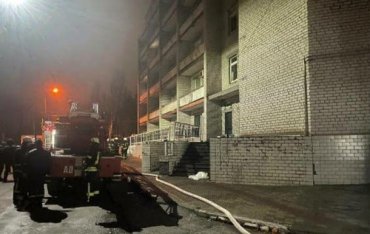 По пожару в больнице объявлено первое подозрение