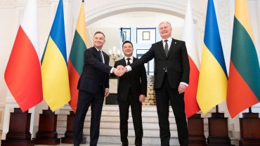 Украина подписала с Польшей и Литвой заявления о поддержке ее членства в ЕС