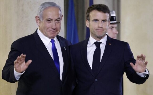 Нетаньяху підтвердив Макрону готовність Ізраїлю постачати Україні “військові речі”