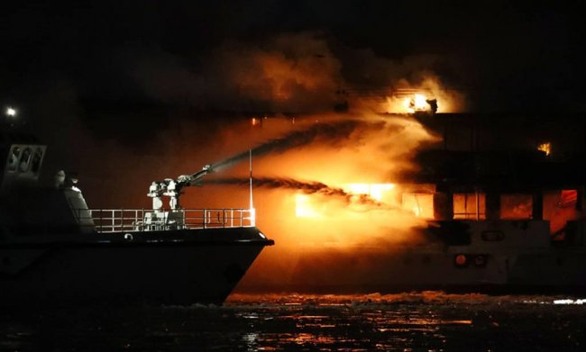 В Севастополе ночью горел военный корабль, а утром дрон атаковал ТЭС