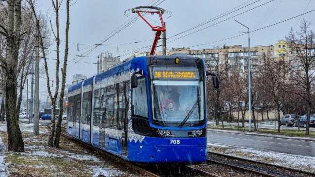 В Киеве весь электротранспорт вернулся на свои маршруты