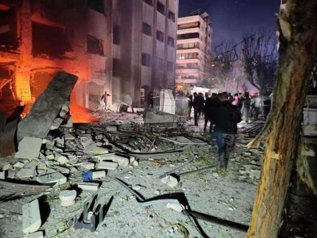 Израиль нанес ракетный удар по столице Сирии Дамаску