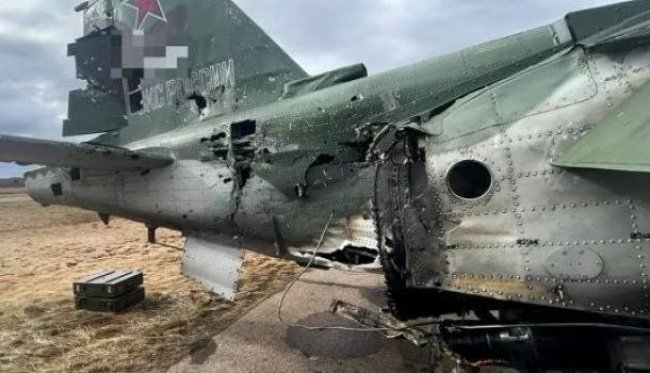 В Белгородской области разбился российский Су-25: появились подробности и фото