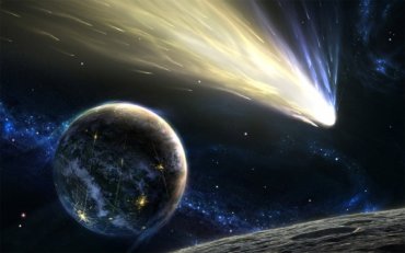 Жизнь на Земле началась с кометы