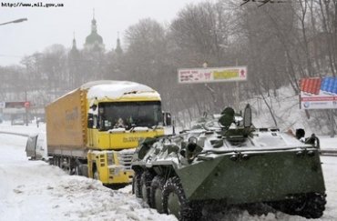 Украинский снегопад бьет рекорды