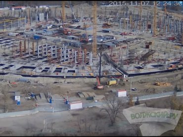 В России обрушился строящийся к ЧМ-2018 стадион