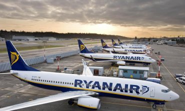 Стало известно, сколько будут стоить билеты лоукостера Ryanair в Украине