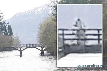 В Шотландии на снимках с озера Лох-Несс был замечен пришелец