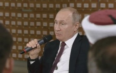 Путин в Крыму заговорил на украинском языке