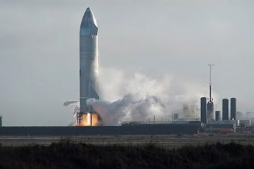 Прототип корабля SpaceX снова взорвался при посадке