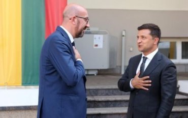 Зеленский обсудил с главой Европейского Совета членство Украины в ЕС