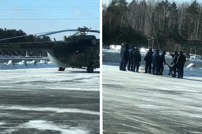 Вертолету Медведева оторвало хвост при посадке на Белоярской АЭС