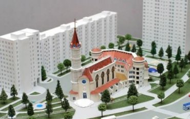 В Киеве под охраной милиции начали строить церковь святого Франциска Ассизского
