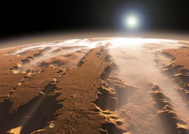 Жизнь на Марсе исчезла в результате ядерной бомбардировки