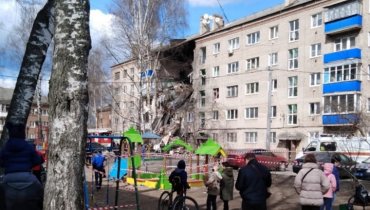 В Подмосковье взорвался пятиэтажный жилой дом