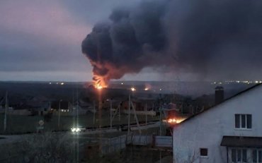 В Белгородской области РФ горит склад с боеприпасами