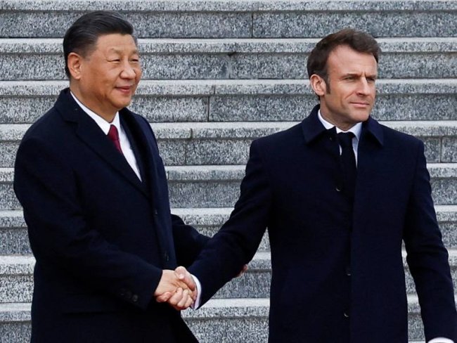 Макрон в Пекине встретился с Си Цзиньпином: главный вопрос - мир в Украине