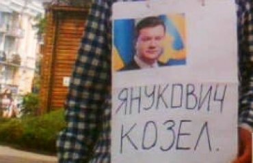 Житель Николаева ответил за «Януковича козла»