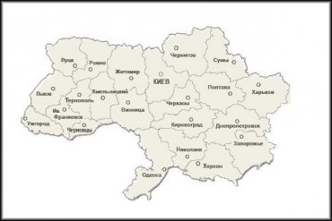Официальный сайт УПЦ МП опубликовал карту Украины без Крыма
