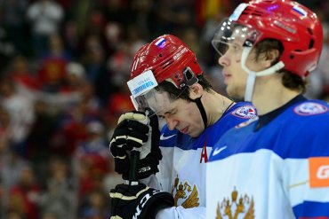 Сборную Россию по хоккею накажут за неспортивное поведение