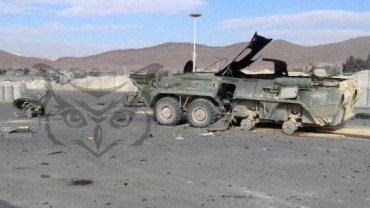 В Сирии впервые уничтожили российский БТР-80