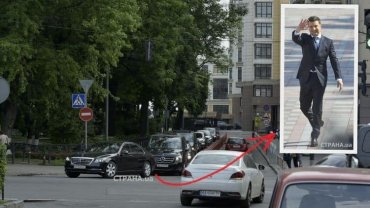 Зеленский приехал сегодня с Грушевского на Банковую с кортежем из шести авто