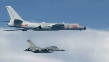 18 самолетов Китая вошли в зону действия ПВО Тайваня