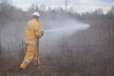 Киев в дыму: в Чернобыльской зоне горит 1,5 тыс гектаров леса
