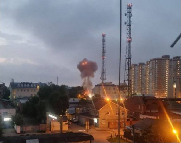 В российском Краснодаре на рассвете прогремели взрывы