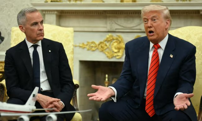 Трамп і Карні провели напружену зустріч у Білому домі: тарифи, торгівля та погрози анексії Трамп і Карні провели напружену зустріч у Білому домі: тарифи, торгівля та погрози анексії