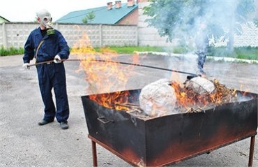 Во Львове сожгли 315 кг наркотиков стоимостью в миллион гривен
