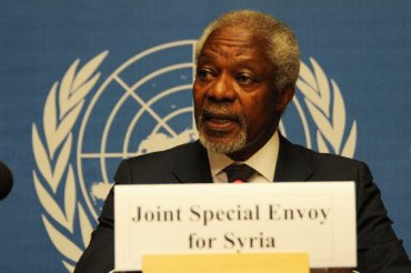 Кофи Аннан предложил план по урегулированию в Сирии, который поддержала даже Россия