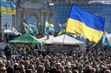 Народное вече в Киеве против сворачивания Майдана