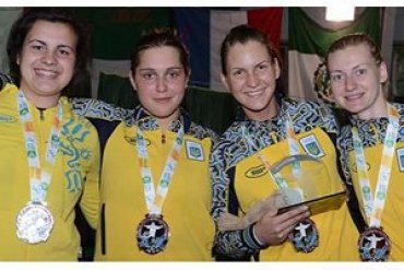 Украинки заняли третье место на чемпионате Европы по фехтованию